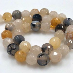 Multi Gemstone Beads Round Shape 10 mm Beads
